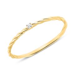 Ring für Damen aus 14K Gold mit Diamant Unkategorisiert online kaufen