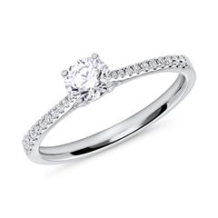 Ring mit 22 Diamanten 0,14ct 750er Weißgold Unkategorisiert online kaufen