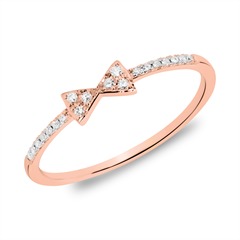 Ring Schleife aus 14K Roségold mit Diamanten Unkategorisiert online kaufen Ring Schleife aus 14K Roségold mit Diamanten Unkategorisiert online kaufen