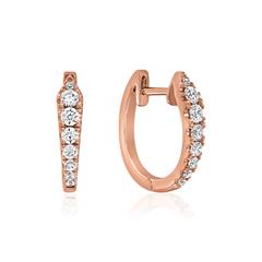 Roségold Ohrschmuck für Damen mit Diamanten, Lab Grown Unkategorisiert Produktbild