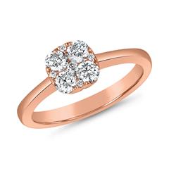Roségoldener Ring für Damen mit Diamanten Unkategorisiert online kaufen