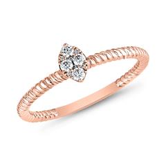 Roségoldener Ring mit Diamanten für Damen Unkategorisiert online kaufen