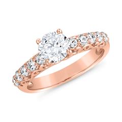 Roségoldener Ring mit Diamanten, gravierbar Unkategorisiert online kaufen