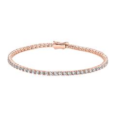 Roségoldenes Tennisarmband mit lab grown Diamanten Unkategorisiert online kaufen