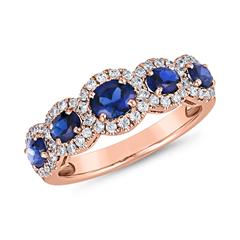 Saphir Ring aus Roségold mit Brillanten, lab-grown Unkategorisiert online kaufen Saphir Ring aus Roségold mit Brillanten, lab-grown Unkategorisiert online kaufen