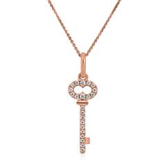 Schlüsselkette aus Roségold mit lab grown Diamanten Unkategorisiert online kaufen