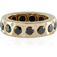 Schwarzer Brillant-Goldring de Melo Gold, 23 x 23 mm Unkategorisiert online kaufen