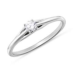 Solitärring aus 18-karätigem Weißgold mit Diamant Unkategorisiert online kaufen Solitärring aus 18-karätigem Weißgold mit Diamant Unkategorisiert online kaufen