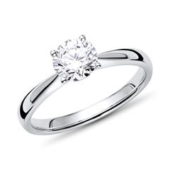 Solitärring aus 750er Weißgold mit Brillant, 0,40 ct. Unkategorisiert online kaufen