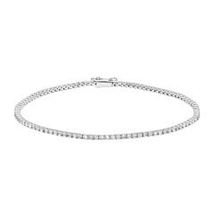 Tennisarmband mit lab grown Diamanten, Weißgold, Platin Unkategorisiert online kaufen Tennisarmband mit lab grown Diamanten, Weißgold, Platin Unkategorisiert online kaufen