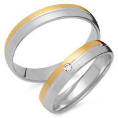 Trauringe 333er Gelb- Weissgold mit Brillant Unkategorisiert online kaufen Trauringe 333er Gelb- Weissgold mit Brillant Unkategorisiert online kaufen