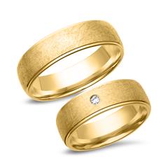 Trauringe 333er Gelbgold mit Diamant Unkategorisiert online kaufen