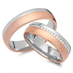 Trauringe 333er Rot- Weissgold 44 Diamanten Unkategorisiert online kaufen