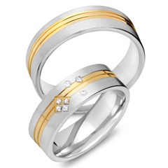Trauringe 585er Gelb- Weissgold 7 Diamanten Unkategorisiert online kaufen Trauringe 585er Gelb- Weissgold 7 Diamanten Unkategorisiert online kaufen