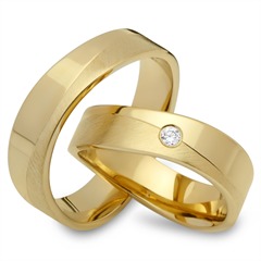 Trauringe 585er Gelbgold mit Brillant Unkategorisiert online kaufen