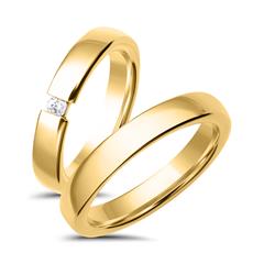 Trauringe 585er Gelbgold mit Diamant Unkategorisiert online kaufen
