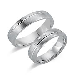 Trauringe 585er Weissgold 3 Diamanten Unkategorisiert online kaufen