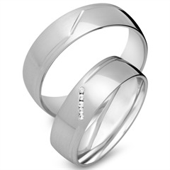 Trauringe 585er Weissgold 5 Diamanten Unkategorisiert online kaufen