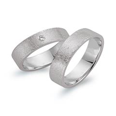 Trauringe 585er Weissgold mit Diamant Unkategorisiert online kaufen