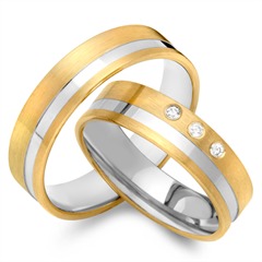 Trauringe 750er Gelb- Weissgold 3 Diamanten Unkategorisiert online kaufen Trauringe 750er Gelb- Weissgold 3 Diamanten Unkategorisiert online kaufen