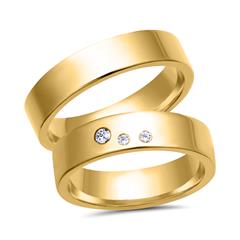 Trauringe 750er Gelbgold 3 Diamanten Unkategorisiert online kaufen