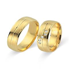 Trauringe 750er Gelbgold 5 Diamanten Unkategorisiert online kaufen