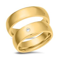 Trauringe 750er Gelbgold mit Diamant Unkategorisiert online kaufen