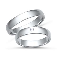 Trauringe 750er Weissgold mit Brillant Unkategorisiert online kaufen