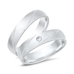 Trauringe 750er Weissgold mit Brillant Unkategorisiert online kaufen