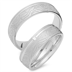 Trauringe 750er Weissgold mit Brillant Unkategorisiert online kaufen