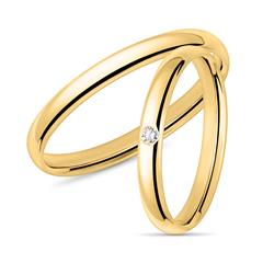 Trauringe aus 585er Gold mit Diamant Unkategorisiert online kaufen