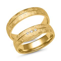 Trauringe aus Gold mit 3 Brillanten Unkategorisiert online kaufen