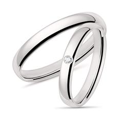 Trauringset aus 585er Weißgold mit Diamant Unkategorisiert online kaufen Trauringset aus 585er Weißgold mit Diamant Unkategorisiert online kaufen