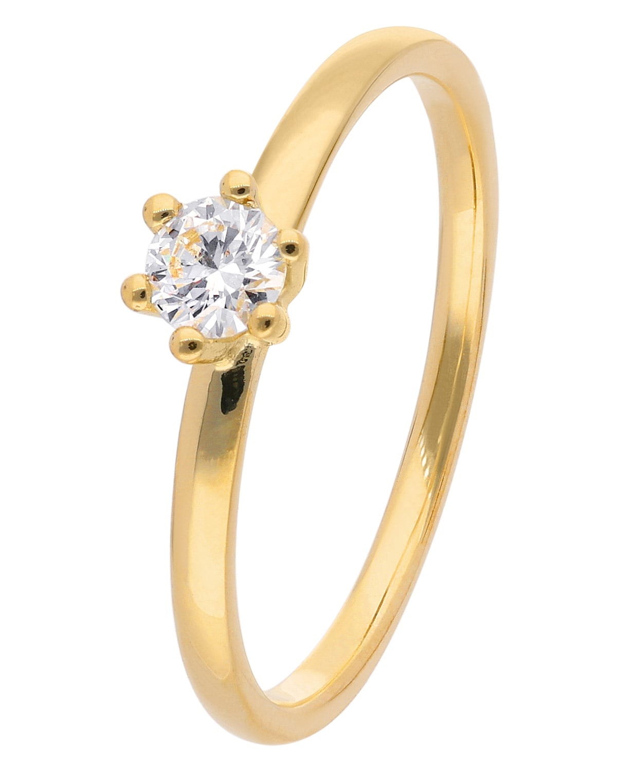 trendor 15892 Diamantring für Frauen Gold 585/14K Brillant 0,21 ct Unkategorisiert online kaufen