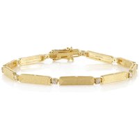 Trends & Classics Armband mit 10 I2 Schokoladen-Brillanten, 0,45 ct, 925er Sterling Silber gelbvergoldet Unkategorisiert online kaufen
