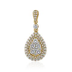Tropfen Anhänger Halo aus Gelbgold mit Diamanten Unkategorisiert online kaufen Tropfen Anhänger Halo aus Gelbgold mit Diamanten Unkategorisiert online kaufen