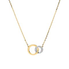 Unique Ankerkette Kreise mit 8 Brillanten, 0,03 ct, 585er Gold Unkategorisiert online kaufen