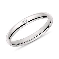 Unique Damenring aus 585 Weißgold mit Brillant 0,02 ct, VS1 Unkategorisiert online kaufen