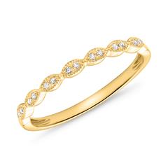 Unique Damenring aus 585er Gold mit 14 Brillanten, ca. 0,04 ct, Top Wesselton/SI Unkategorisiert online kaufen