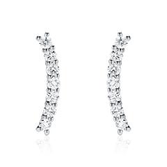 Unique Diamantohrstecker mit 14 Brillanten, ca. 0,20 ct, 585 Weißgold Unkategorisiert online kaufen