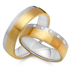 Unique Eheringe 333 Gelb-/Weißgold, 5 Brillanten, 0,10 ct Unkategorisiert online kaufen Unique Eheringe 333 Gelb-/Weißgold, 5 Brillanten, 0,10 ct Unkategorisiert online kaufen
