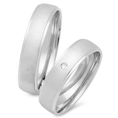 Unique Eheringe 333 Weißgold quermatt mit 0,02 ct Brillant Unkategorisiert online kaufen Unique Eheringe 333 Weißgold quermatt mit 0,02 ct Brillant Unkategorisiert online kaufen