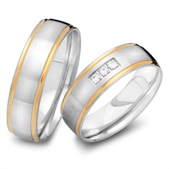 Unique Eheringe 333er Gelb-/Weißgold, 3 Brillanten 0,06 ct SI/TW Unkategorisiert online kaufen Unique Eheringe 333er Gelb-/Weißgold, 3 Brillanten 0,06 ct SI/TW Unkategorisiert online kaufen