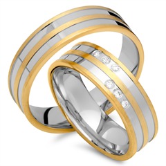 Unique Eheringe 333er Gelb-/Weißgold, 6 Brillanten ca. 0,06 ct Unkategorisiert online kaufen Unique Eheringe 333er Gelb-/Weißgold, 6 Brillanten ca. 0,06 ct Unkategorisiert online kaufen