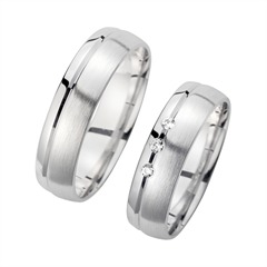 Unique Eheringe 5,5 mm aus Silber mit 3 Brillanten à 0,02 ct Unkategorisiert online kaufen