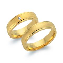 Unique Eheringe 750er Gelbgold mit Brillant 0,03 ct TW/SI Unkategorisiert online kaufen