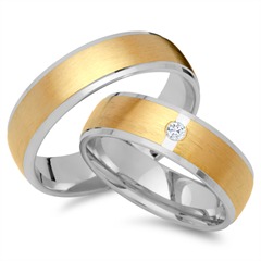 Unique Eheringe aus 333 Gelb- und Weißgold mit 0,05-ct-Brillant Unkategorisiert online kaufen Unique Eheringe aus 333 Gelb- und Weißgold mit 0,05-ct-Brillant Unkategorisiert online kaufen