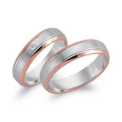 Unique Eheringe aus 333 Weiß- und Roségold mit 1 Brillant 0,02 ct TW/SI Unkategorisiert online kaufen Unique Eheringe aus 333 Weiß- und Roségold mit 1 Brillant 0,02 ct TW/SI Unkategorisiert online kaufen