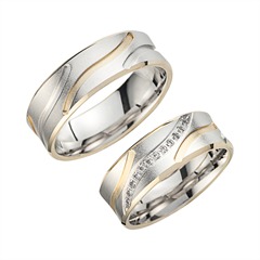 Unique Eheringe Gelb-/Weißgold, 12 Brillanten H/SI, 7 mm Unkategorisiert online kaufen Unique Eheringe Gelb-/Weißgold, 12 Brillanten H/SI, 7 mm Unkategorisiert online kaufen