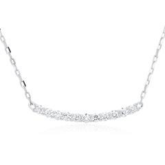 Unique Halskette: 11 Brillanten, 0,23 ct, 585 Weißgold Unkategorisiert online kaufen